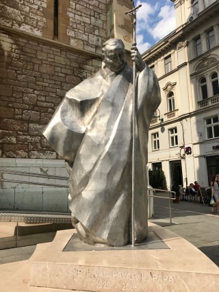 Pope John Paul the II. Popular in this part of the world