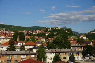 Looking east toward the Yellow Bastion and White Fortress