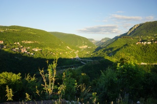 The view from the White Fortress east, out of town