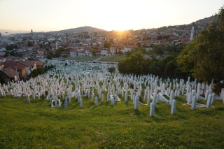 Sarajevo is dotted with cemeteries full of men in their 20's from the Yugoslavian war