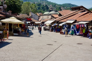 Back through Bascarsijska Market