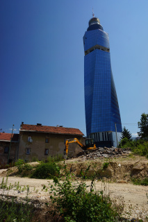 The Avaz Twist Tower and it's neighbors