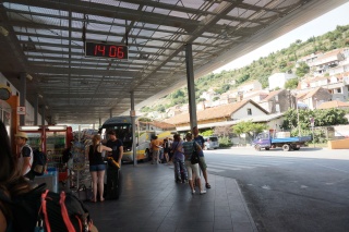 Dubrovnik bus depot...