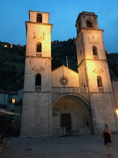 Cathedral of Saint Tryphon, all lit up