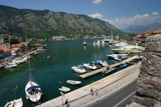The marina from the lower walls