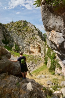 Brian, admiring the back valley