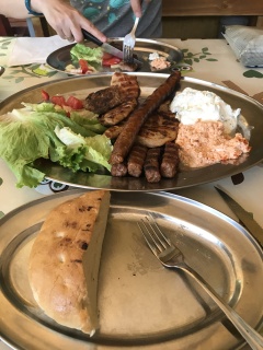 Back. Today a mixed meat plate