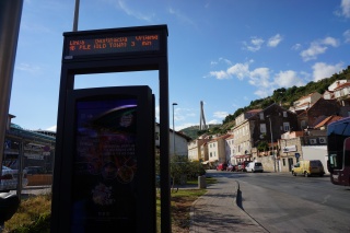 The sign says Pile Old Town. We'd rather walk it.
