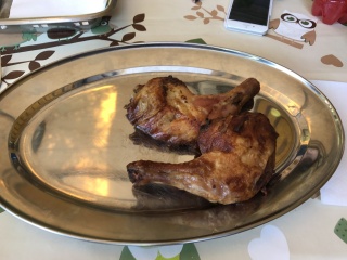 Tanjga, one last time. Half a chicken, no apologies.