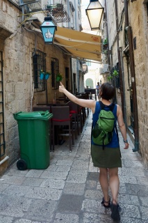 She found the right alley.