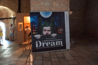 A Midsummer Night's Dream, in English, in a fortress.