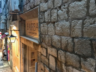 Barba. Dinner, half of it.