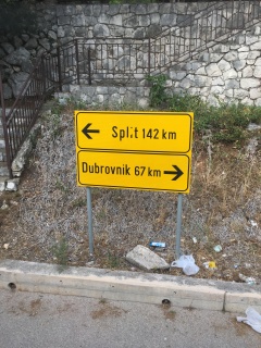Dubrovnik 67, and shrinking.