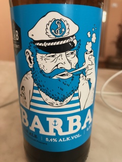 Barba, the sailor on the bottle. First taste of Bosnia.