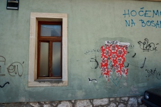 Mostar walls have opinions.