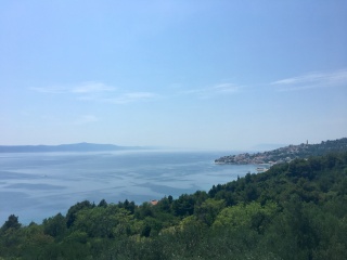 Down the Dalmatian coast.