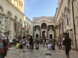 The Peristyle. Everyone else found it too.