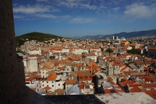 Split from the top, Marjan off in the haze.