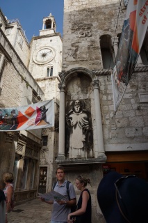 The bell tower, before we climbed it.