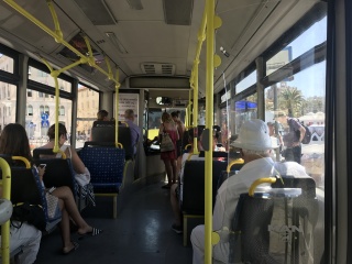 The local bus to the beach.