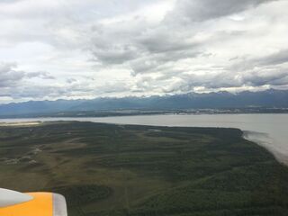 Cook Inlet and home turf, almost.