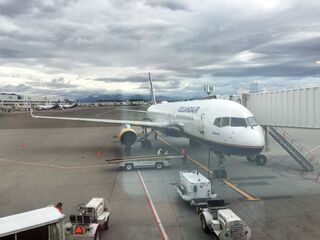 Icelandair on the ground in Anchorage. Done.