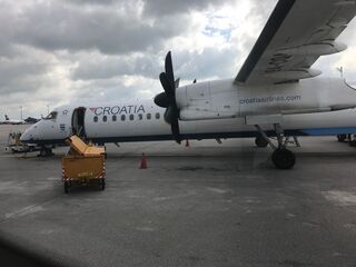 Our small Dash-8 to Munich.