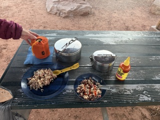 Rice and beans. Truly tasty