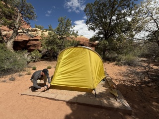 Shifting to site 14, to accomodate guests