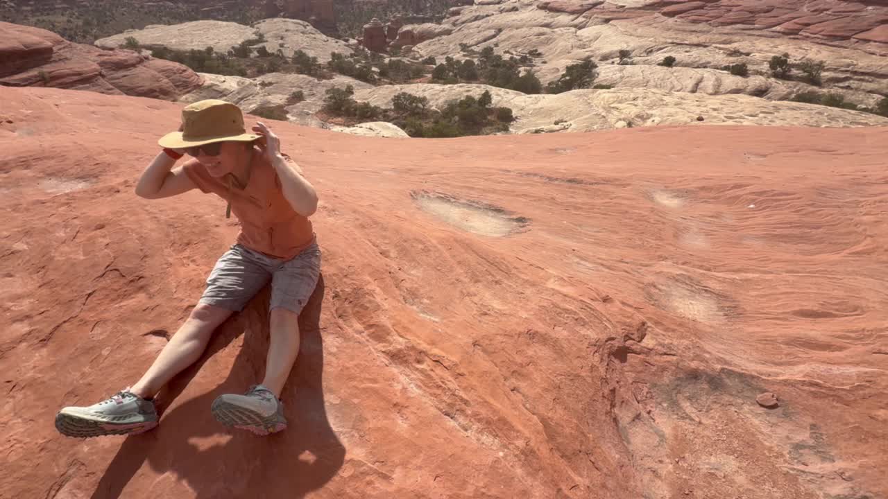 An extraordinarily windy vista