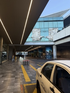 The taxi stand, waiting for our “private transport”