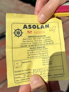 Our ticket to ride