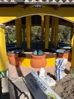 A municipal public laundry project in progress