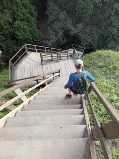 A seriously steep descent