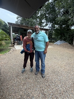 Neil and Theresa in Belize