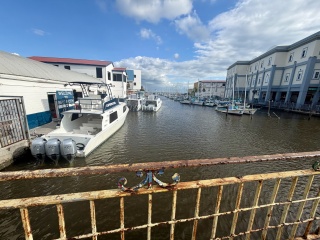 The Belize City harbor