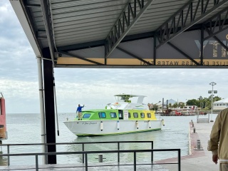 Our ride arrives