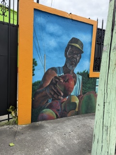Mural on the way to the water taxi