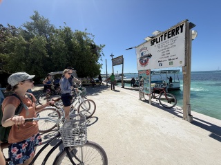 Lining up for the Split ferry crossing