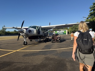 Our ride to Belize City. Fun!