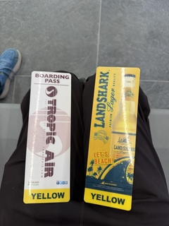 Your boarding pass, brought to you by beer