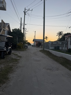 The walk to Ice and Beans at 6:00am