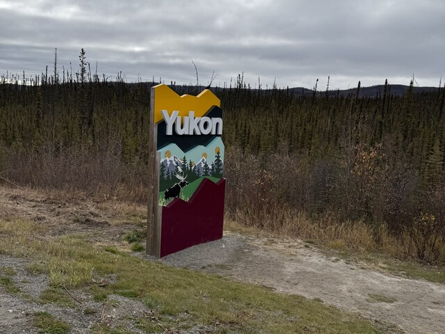 The Yukon got a new sign