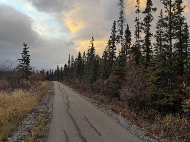 Spectacular sky on the bunny trail